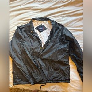 Black Windbreaker Jacket